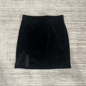 Black Velvet Skirt